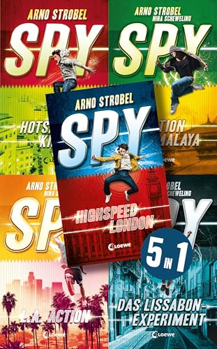 SPY - Die komplette Reihe: Highspeed London. Hotspot Kinshasa. Operation Himalaya. L.A. Action. Das Lissabon-Experiment.