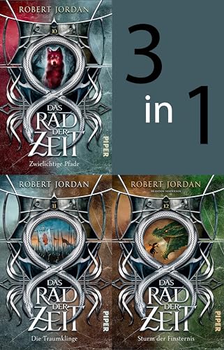 Bundle: Das Rad der Zeit 10 bis 12 (Das Rad der Zeit): Zwielichtige Pfade; Die Traumklinge; Sturm der Finsternis | Die Buch-Serie zur großen prime video-Serie »Wheel of Time« (WoT)!