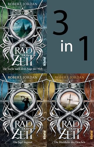 Bundle: Das Rad der Zeit 1 bis 3 (Das Rad der Zeit): Die Suche nach dem Auge der Welt; Die Jagd beginnt; Die Rückkehr des Drachen | Die Buch-Serie zur großen prime video-Serie »Wheel of Time« (WoT)!