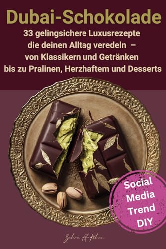 Dubai Schokolade: 33 gelingsichere Luxusrezepte von süß bis herzhaft, die deinen Alltag veredeln. Hochwertigen Farbfotos laden zum Loslegen ein