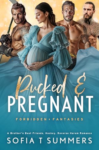 Pucked and Pregnant: Eine Reverse-Harem-Romanze mit den besten Freunden des Bruders und Eishockey (German Translation - Forbidden Reverse Harem Fantasies 10)