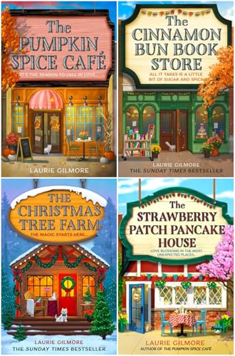 Dream Harbor Series 4-Book Set (Book 1 to 4) - The Pumpkin Spice Café, The Cinnamon Bun Book Store, The Christmas Tree Farm, The Strawberry Patch Pancake House