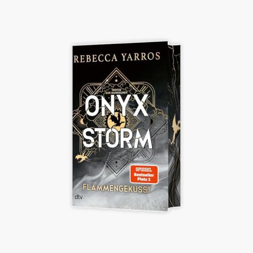 Flammengeküsst Band 3: Onyx Storm Deluxe-Ausgabe + 1 exklusives Postkartenset
