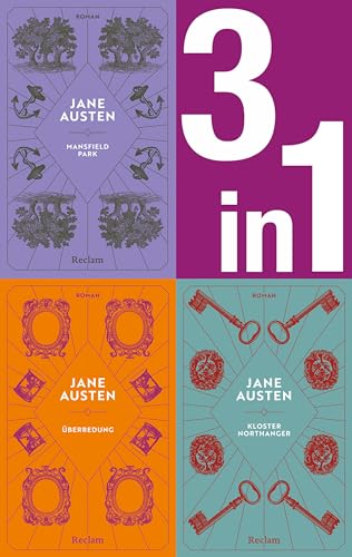 Jane Austen: Drei Romane in einem E-Book (3-in-1-Bundle). Mansfield Park, Kloster Northanger, Überredung (Reclam Taschenbuch)