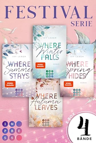 Festival-Serie: Alle vier Bände der gefühlvollen NA Romance in einer E-Box!: BookTok-Bestseller New Adult Romance über die Schatten der Vergangenheit