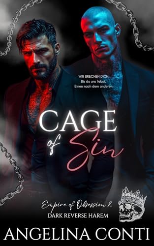 CAGE of SIN: (Dark Reverse Harem) (Empire of Obsession 2)