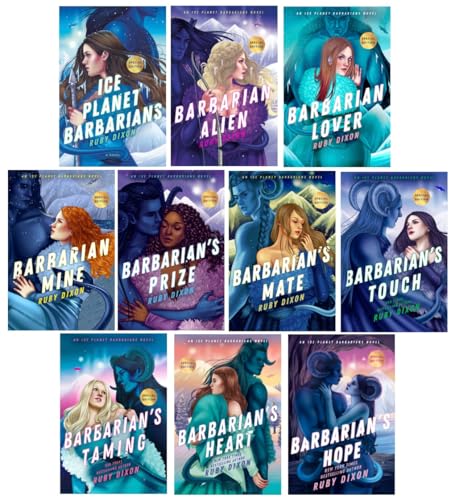 Ice Planet Barbarians Series 10-Book Collection Set - Steamy Sci-Fi Alien Romance Saga - Ice Planet Barbarians, Barbarian Alien, Barbarian Lover, Barbarian Mine, Barbarian’s Prize, Mate, Touch, Taming
