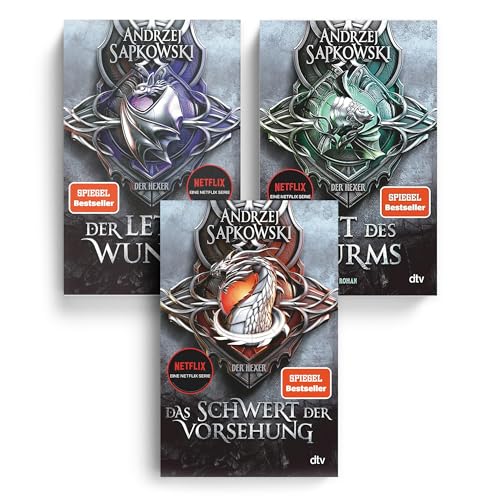 Die Vorgeschichte der Hexer-Saga Band 1-3 – Der letzte Wunsch, Zeit des Sturms & Das Schwert der Vorsehung – Bücherset von Andrzej Sapkowski mit exklusivem Lesezeichen – für Fantasy-Fans