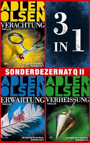 Sonderdezernat Q II: Die Fälle vier bis sechs für Carl Mørck in einem E-Book (Carl-Mørck-Reihe)