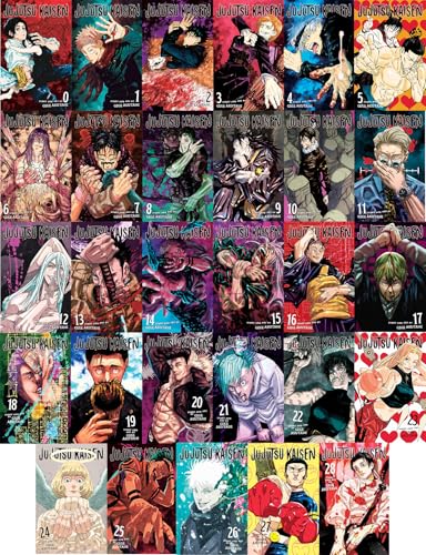 Jujutsu Kaisen Complete Manga Series Set (Vol. 0–28) — 29 Books Collection by Gege Akutami