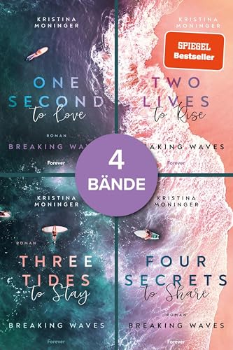 One Second to Love // Two Lives to Rise // Three Tides to Stay // Four Secrets to Share: Das Bundle der New-Adult-Suspense-Serie | Spannend und leidenschaftlich (Breaking Waves 14)