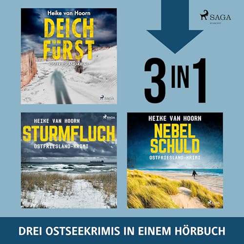 Deichfürst, Sturmfluch, Nebelschuld: Ein Fall für Kommissar Möllenkamp, Band 1-3